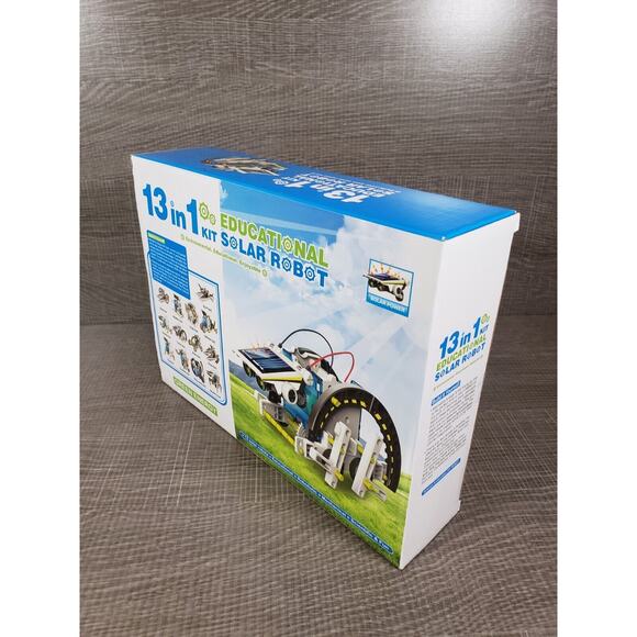 STEM Solar Robot Kit 13 In 1 Educational Environmental Building DIY Science - Picture 2 of 8